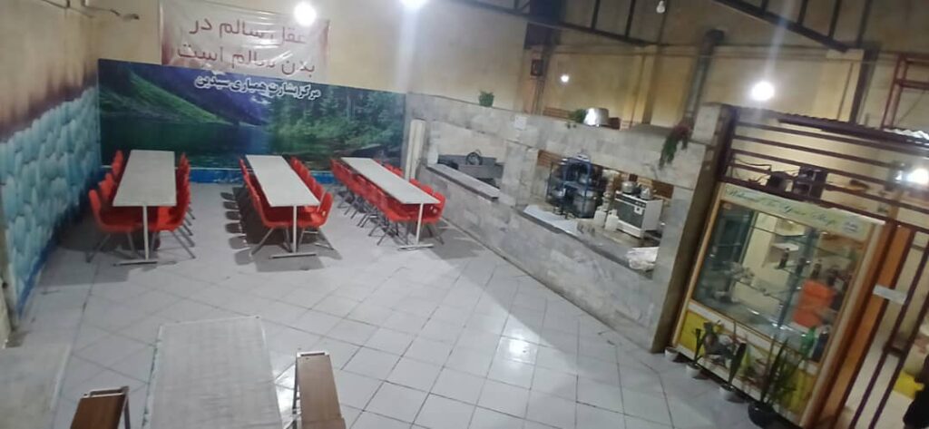 غذاخوری و آشپزخانه کمپ سیّدین